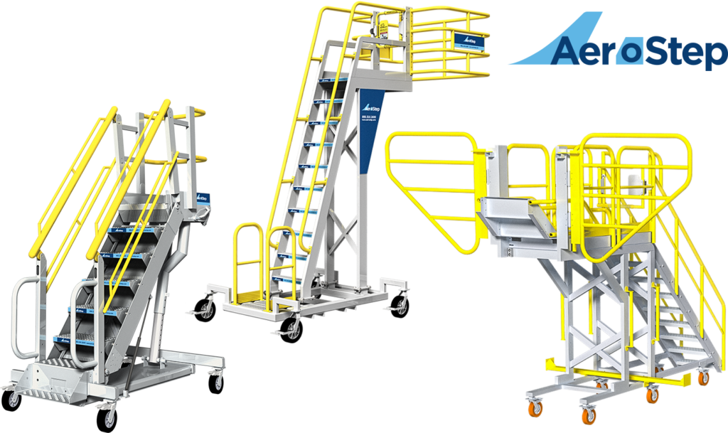 MOBILE STAIR AND PLATFORM SYSTEM FOR AVIATION