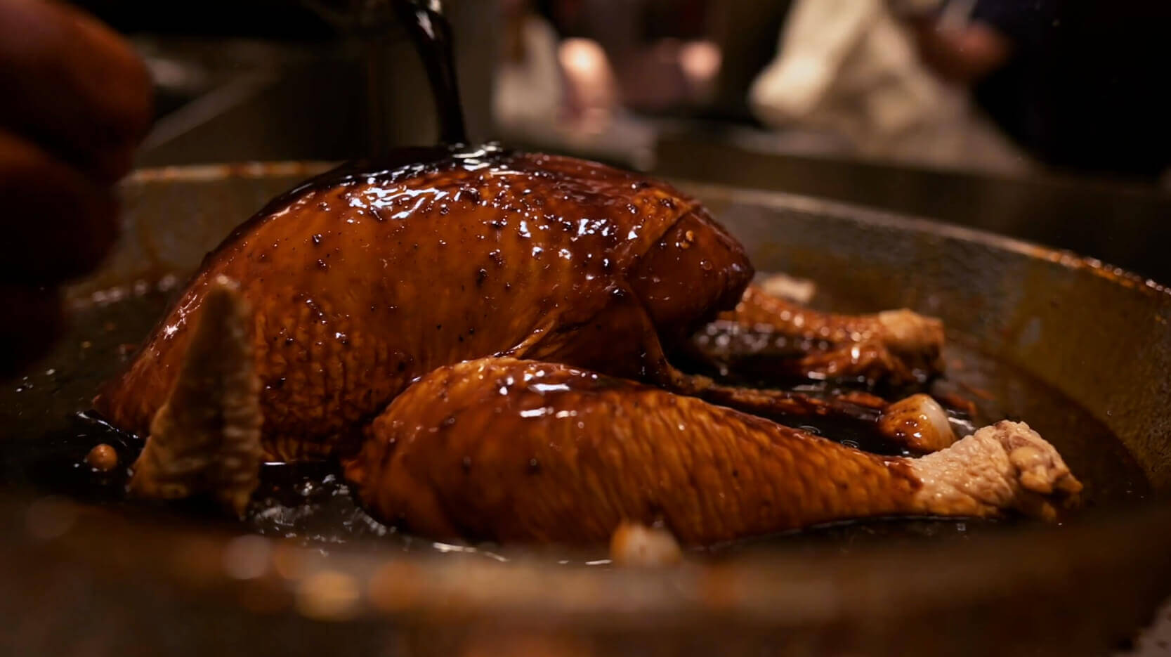 The turkeys are smoked!