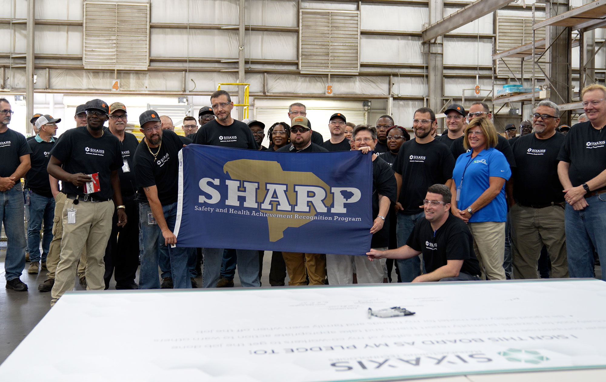 SafeRack, a SixAxis Company Celebrates OSHA  SHARP Designation