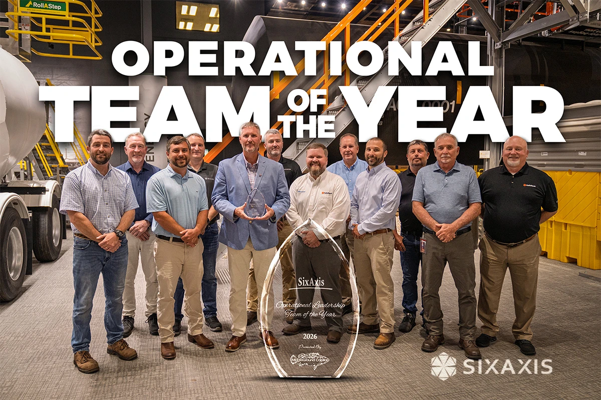 SixAxis named “Operational Team of the Year.”